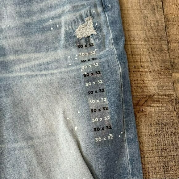 Pacsun Stacked Skinny distressed Jeans blue men's 30x32 - Picture 9 of 9